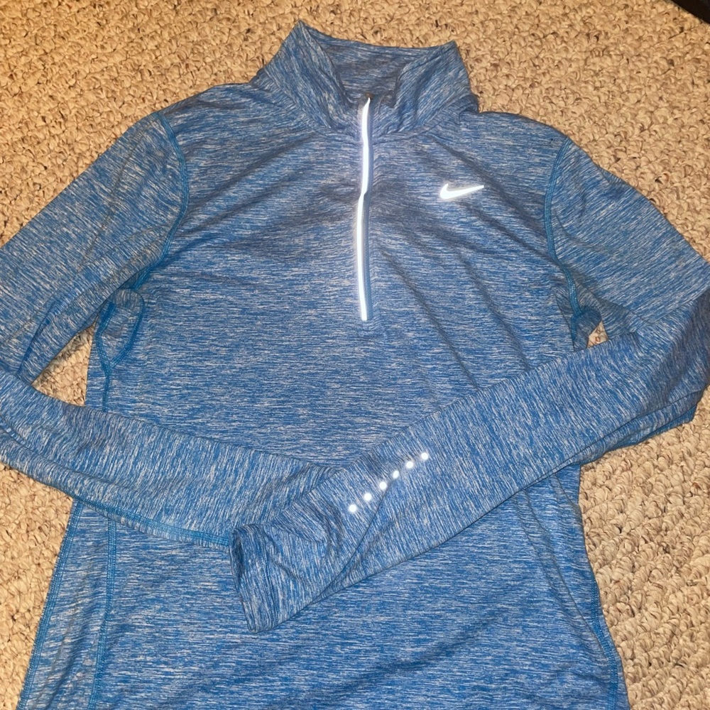 Blue Nike quarter zip